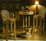 Плетеные барные стулья — комплект мебели 8005